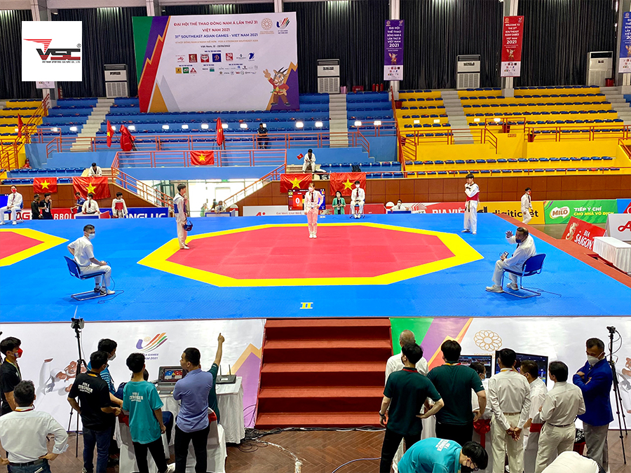 Thiết bị bảo hộ Taekwondo KPNP giúp võ sĩ thi đấu được tính điểm công bằng