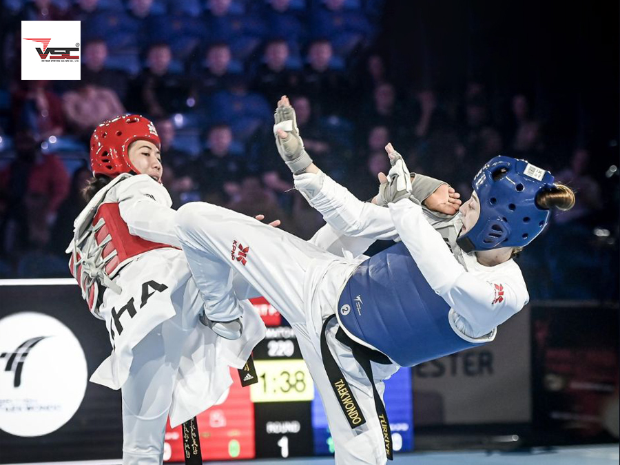 Thiết bị bảo hộ Taekwondo KPNP giúp võ sĩ thi đấu tính điểm công bằng